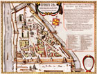Карта Москвы 1663 г.