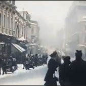 Зима в Москве 1908 г. (видео)